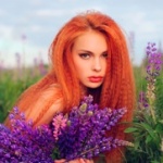 99px.ru аватар Девушка с лавандой в руках