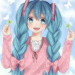 Аватар Мику Хатсуне / Miku Hatsune из вселенной Вокалоид / Vocaloid