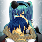 Аватар Мику Хатсуне и Кайто / Miku Hatsune & Kaito из вселенной Вокалоид / Vocaloid