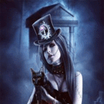 99px.ru аватар Готическая дева с котом