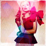 99px.ru аватар Девушка в красном платье с бантом