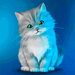 99px.ru аватар Милый серый котенок