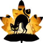 99px.ru аватар Мигающий черный кот