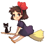 99px.ru аватар Kiki / Кики и Jiji / Джиджи из аниме Kikis Delivery Service / Ведьмина служба доставки