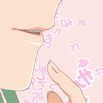 99px.ru аватар Надэко Сэнгоку / Nadeko Sengoku из аниме Монстрассказы / Bakemonogatari шлет воздушный поцелуй
