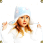 99px.ru аватар Девочка в шапочке моргает глазками, играют блики, автор Анна