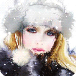 Аватар Девушка в белой шапочке, закрывает глаза