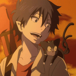 Аватар Rin Okumura / Рин Окумура и Kuro / Куро из аниме Ao no Exorcist / Синий экзорцист