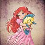 99px.ru аватар Ariel / Ариэль и Flounder / Флаундер из мультика The Little Mermaid / Русалочка