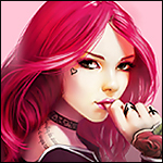 99px.ru аватар Девушка с розовыми волосами и татуировками