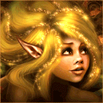 99px.ru аватар Девушка эльфийка с золотистыми волосами