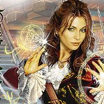 99px.ru аватар Девушка с волшебными сферми и лучами
