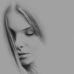 Аватар Девушка с закрытыми глазами