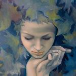 99px.ru аватар Девушка в листве, by Dorina Costras