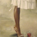 Аватар Девушка стоит перед яблоком, ву Amy Judd
