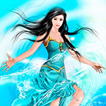 99px.ru аватар Девушка в голубом платье