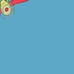 99px.ru аватар Игрушечный самолетик с зайчиком описывает круги в голубом небе