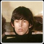 Аватар Кит Ричардс / Keith Richards из группы Роллинг Стоунз / The Rolling Stones выдыхает сигаретный дым