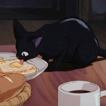 Аватар Jiji / Джиджи из аниме Kikis Delivery Service / Ведьмина служба доставки ест