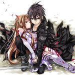 99px.ru аватар Kirito & Asuna from Sword Art Online / Кирито и Асуна из аниме Мастера Меча Онлайн
