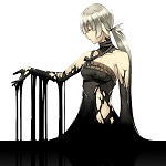 Аватар Девушка в черной краске, художник Furoichigo