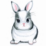 99px.ru аватар Белый и пушистый зайка