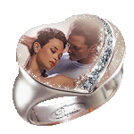 99px.ru аватар Сверкающее кольцо с изображением красивой пары
