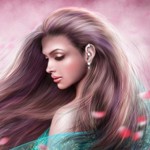Аватар Красивая длинноволосая девушка