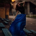 Аватар Девушка в голубой юбке, фотограф Stas Pushkarev