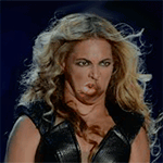 99px.ru аватар Beyonce / Бейонсе с забавным ртом
