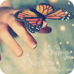 99px.ru аватар Большая бабочка на руке у девушки