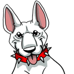 99px.ru аватар Собака проводит лапой, by BullTerrierKa