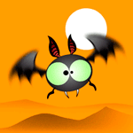 99px.ru аватар Летучая мышь на фоне неба и луны