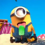 Аватар Миньон с мороженным на языке из мультфильма Despicable Me / Гадкий я