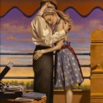 Аватар Объятия парня и девушки, художник Peregrine Heathcote