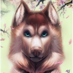Аватар Красивый рыжий волк