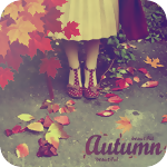 Аватар Ноги девушки и осенние листья (Autumn / Осень)