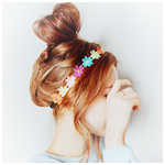 99px.ru аватар Девушка в ободочке с цветами