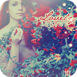 Аватар Девушка у куста калины (Lovely leaves / Прекрасные листья)