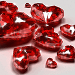 99px.ru аватар Драгоценные рубиновые сердечки