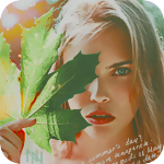 99px.ru аватар Красивая девушка прикрыла часть лица кленовым листом