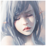 99px.ru аватар Девушка-эльф, art by wlop