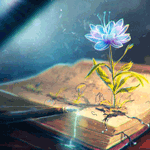 99px.ru аватар Цветок прорастающий из книги