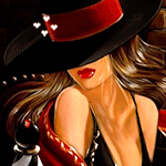 99px.ru аватар Девушка в шляпе с широкими полями