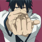 99px.ru аватар Gray Fullbuster / Грей Флибустьер из аниме Фейри Тейл / Хвост Феи / Fairy Tail делает герб гильдии Хвост Феи с помощью магии льда