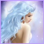 99px.ru аватар Грустная девушка с голубыми волосами
