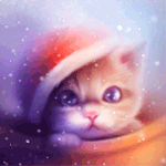 Аватар Милый Рождественский котик, by Sandra Malie
