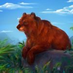 99px.ru аватар Бурый медведь, by AlaxendrA