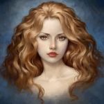 Аватар Девушка с длинными волосами, by Selenada