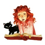Аватар Девочка с книгой и кошкой, ву Katharina Drees